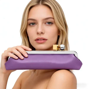 Luxury Geometric Clutch Bag Women Elegant Evening Bag Premium PU Leather Formal Party Wedding Prom Clutch Purse