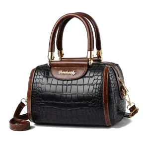 Luxury Hand Bags Ladies New Boston Women Bag Messenger Shoulders Bolsos De Mujer Large Capacity Stone Handbags