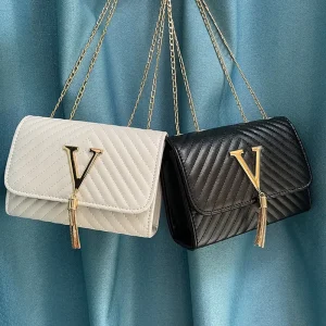 Luxury Handbag Women Embroidered Crossbody Bag Sequined Tassel Clutch Small Party Purse Polyester Shoulder