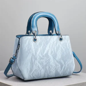 Luxury Handbags For Women Famous Brands Pu Soild Color Pillow Hand Bags Zipper Fashionable Daily Handbags For Woman