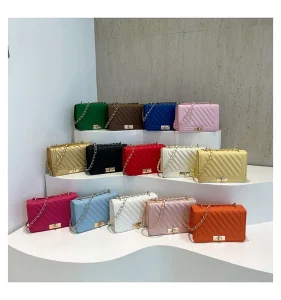Luxury Handbags square Shoulder Bags Fashion Chain Crossbody Bag Latest Small Purses