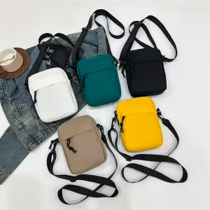Luxury Nylon Mini Bag for Women Men Trendy Crossbody Bag Fashion Sport Shoulder Bag Chic Small Travel Phone Purse