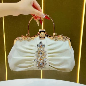 Luxury Party Handbag Rhinestone-encrusted Women’s Handbag Elegant and Sophisticated Evening Bag