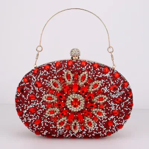 Luxury Trendy Dress Crystal Diamond Wedding Evening Bags Women Clutch