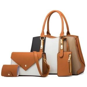 Luxury Women Purses and Handbags New Designer Pu Leather Ladies Bags Handbag Set