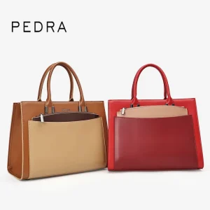Luxury Women’s PU Leather Handbag Waterproof Anti Theft Zipper Closure Removable Shoulder Strap Women’s Handbag