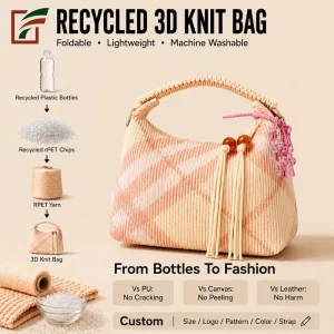 Luxury Women’s Woven Single Shoulder Handbag Zipper Purses With Pendant Fashionable Lady Style
