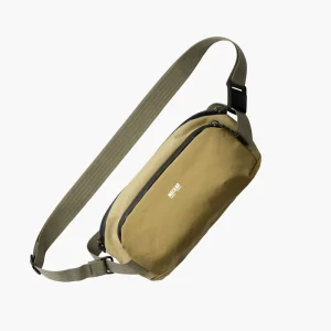MACKAR Unisex Multifunctional Pillow Shape Nylon Waist Bag Neutral Waterproof Crossbody Design with Zipper Closure for Daily Use