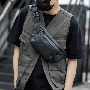 MOYYI Waterproof Belt Bags for Men Unisex Belt Bags Fanny Pack Running Men’s Sport Waist Bags