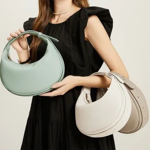 Manufacturer Factory Price Fashionable Women’s Luxury Tote Bag Handbag Small Crescent Shoulder Bag Underarm Purse