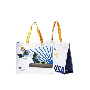 Manufacturer Three dimensional Colorful Laminated Non woven Tote Bags Heat Transfer Printing logo Printing Available