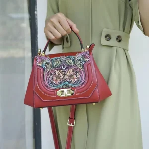 Manufacturer Top Quality Genuine Real Leather Ladies Shoulder Crossbody Bags Famous Brand Designer Woman Handbags
