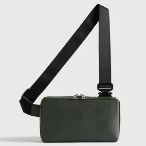 Manufacturers Custom With Logo Fashion Vintage Premium Travel Small Mini Vegan Pu Leather Sling Shoulder Crossbody Bags for Men
