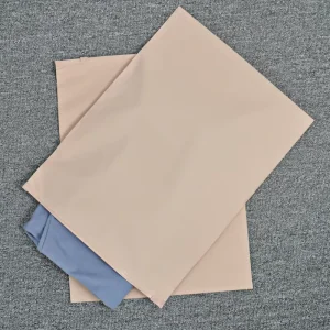 Matte Zip Lock Bags With Logo Clothing T Shirt Zipper Slider for Bras Packaging Frosted Beige Plastic Custom