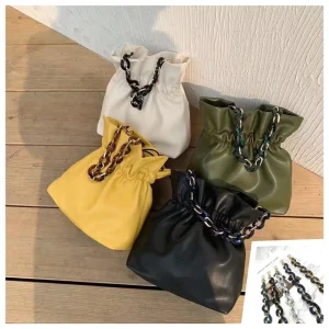 Medium Resin Fishbone Bag Chain for Glasses Mobile Phone Keychain with Bee Loudspeaker Hanging Design Shoulder Bag Chain