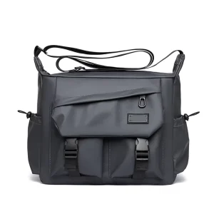 Men’s Fashion Single Shoulder Waist Messenger Bag Large Capacity for Students Gym Business Travel
