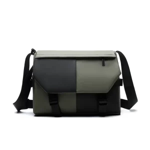 Men’s Fashionable Nylon Crossbody Messenger Bag Waterproof Leisure Sport Design with Zipper Closure