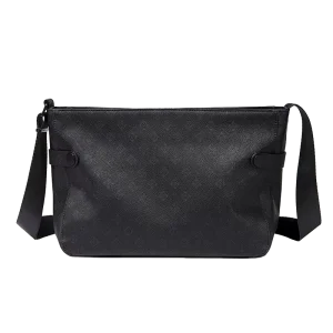 Men’s Microfiber Synthetic Leather Casual Water-Repellent Anti-Theft Lightweight Sling Bag Multi-Pocket Crossbody Bag