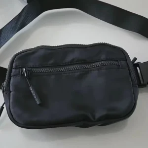 Men’s PU Leather Small Outdoor Casual Sling Belt Fanny Pack Hip Waist Bag