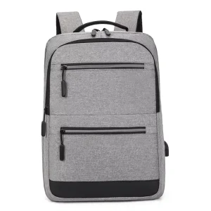 Men’s Simple Lightweight Large Capacity Business Laptop Backpack