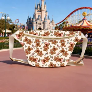 Merry Christmas Party Gift Bags Mouse Lights Jumbo Waterproof Nylon Large Bum Belt Designer Crossbody All Over Print Fanny Pack