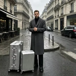 Metal Luggage 5 series Aluminum magnesium Alloy Material 20 29 inch Travel Suitcase Set Aluminum Frame Carry on Luggage