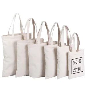 Middle Size Custom Canvas Tote Bag Weekend Party Beach Custom Own Design Text Picture Tote Bags With Custom Printed Logo