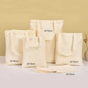 Mini Cotton Canvas Tote Bags With Custom Printed Logo for Women Small Large Shipping Ladies Blank Pink Tote Bags With Zipper