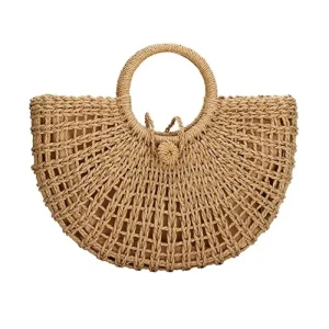 Mini Lovely Handle Bag Straw Bags