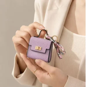 Mini Women’s Small Coin Purse Summer Fashion Niche Design PU Material Capacity Expansion Pendant