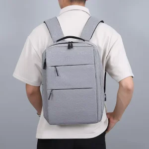 Minimalistic Waterproof Laptop Backpack 15.6 Inch Travel Bag for Men Factory Direct OBM/OEM Support
