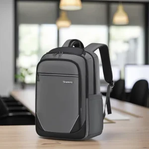 Modern Business Style Lightweight Large Capacity Waterproof Zipper Unisex Air Cushion Belt Daily Commuting Laptop Business Bag