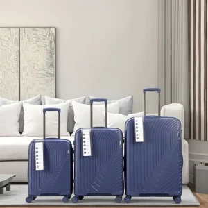 Modern Classic TSA 20 24 28inches PP Luggage Sets Trolley Suitcase Travelling Bags 4 Wheel Lightweight Eco Friendly