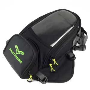 Motorcycle Fuel Tank Bag Waterproof Oxford Material Adjustable Shoulder Strap Large Screen Display Shockproof Portable