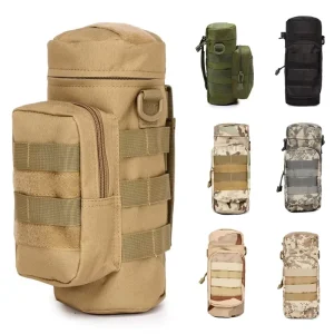 Multi Functional Nylon Waterproof Sport Waist Hanging Water Bottle Bag Outdoor Molle System Pattern Belt