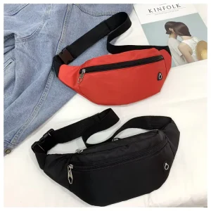 Multi Functional Unisex Outdoor Fanny Pack Crossbody Belt Bags Adjustable Sport Fitness Pouch Fashion Belt Running Waist Bag