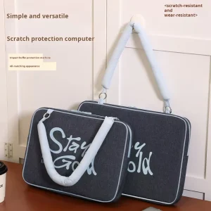 Multi functional 14/15.6 Inch Laptop Bag Fashion Denim Laptop Sleeve Cute Computer Bag