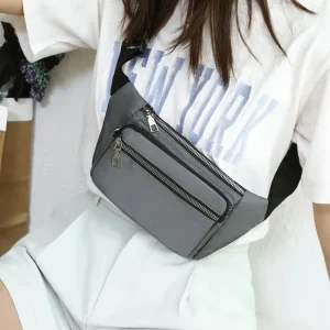 Multifunctional Chest Bag Waterproof Soft Crossbody Waist Bum Bag Messenger Bag Fanny Pack
