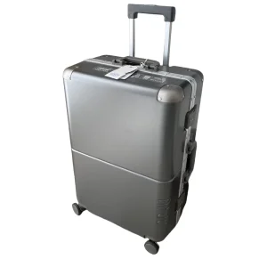 Multiple Sizes Suitcases Luggage Fashion Professional Hard Travel Bag Luggage Case with Aluminum Frame Green