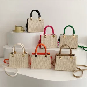 NEW Trendy Straw Bag Ladies Shoulder Bag Women Handbags Ladies Crossbody Bag