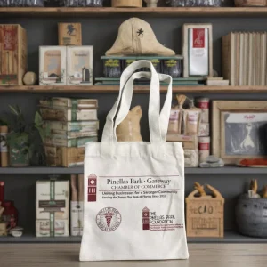 Natural Color Cotton Canvas Shopping Bags Custom Logo Screen Printed Recyclable Grocery Tote Bags