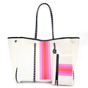 Neoprene Multipurpose Beach Tote Bag with Matching Pouch Neoprene Tote Bag for Women Large Neoprene Beach Handbag for Outdoor