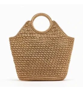 New Arrival Eco-Friendly Straw Bags Handmade Woven Straw Bag Summer Beach Large Tote Bags