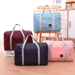 New Arrival Lightweight Polyester Travel Bag Large Capacity Waterproof Airplane Storage Fashionable for Male Female Travelers
