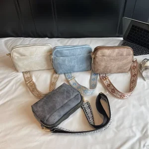 New Arrival Pu Leather Messenger Bags Women Fashion Messenger Bag Retro Crossbody Bag