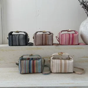New Arrival Straw Women Handbags Summer Beach Ladies Shoulder Bag Fashion Straw Bags for Daily Used
