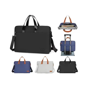 New Arrivals Durable Waterproof Portable Polyester Modern Simple Multi Function Large Size Computer Laptop Bag