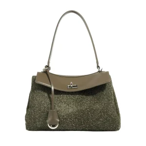 New Autumn Winter High end Frosted Suede Vintage Fashion Lady Armpit Handbag Single Shoulder Crossbody Women’s Bag