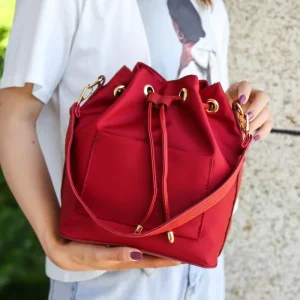 New Casual Bucket Bag Ladies Shopping Shoulder Purse Crossbody Luxury Nylon Bucket Bags Accessories