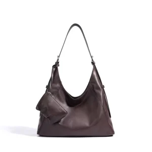 New Deisng Single Shoulder Bag Genuine Leather Tote Handbag Vintage Lady Large Crossbody Shoulder Bag